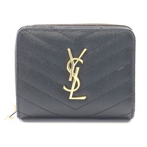 Saint Laurent Monogram Leather Wallet